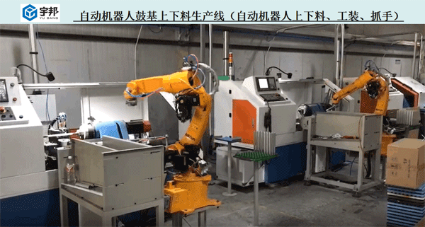 自動車削控制系統(tǒng)（機器人上下料）(圖1)